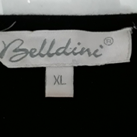 Black knit top with rhinestones - Picture 4 of 5